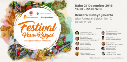 Festival Pasar Rakyat Persembahan Yayasan Danamon Peduli & Kompasiana