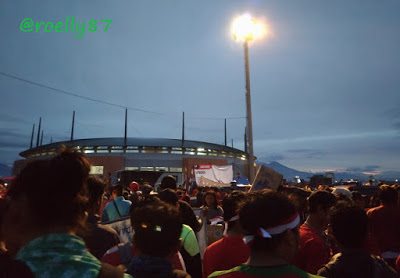 (Esai Foto) Sisi Lain Kemenangan Indonesia atas Thailand di Stadion Pakansari