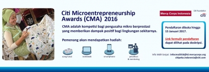 Apresiasi Usaha Mikro, Mercy Corps Indonesia Gelar Citi Microentrepreneurship Awards