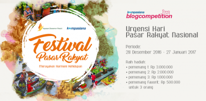 [Blog Competition] Urgensi Hari Pasar Rakyat Nasional