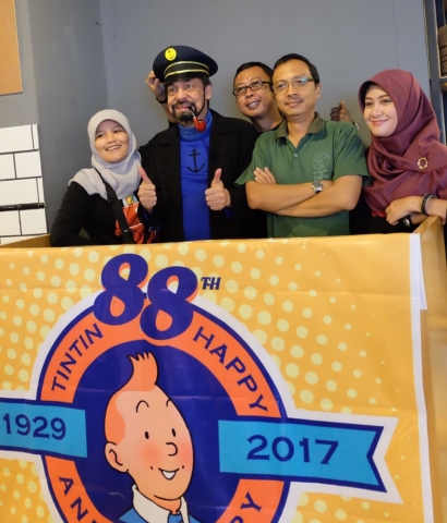 88 Tahun Tintin, Perayaan Meriah di Jakarta