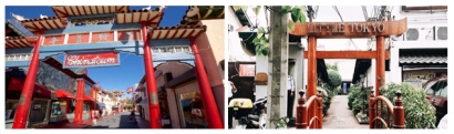 'Chinatown' versus 'Little Tokyo' di Los Angeles