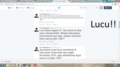 Pak Antasari Azhar Bernyanyi, Pak SBY Curhat di Twitter Selama 2 Jam?