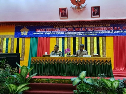 Kapolri Tito Karnavian Ditengah-tengah Jantong Hate Rakyat Aceh