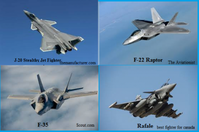 Sekelumit Perbandingan Harga dan Teknis Pesawat Jet Tempur J-20 dan Jet Tempur Barat