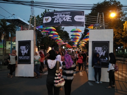 Kediri Car Free Night, Alternatif Hiburan Murah di Kota Tahu