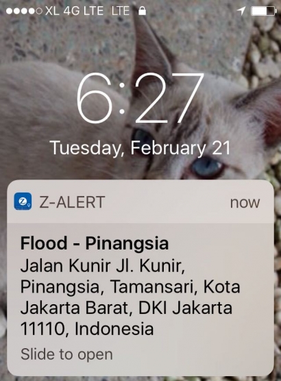 Untung Ada Z-Alert, Bisa Terhindar dari Banjir
