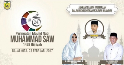 Maulid Akbar Nabi Muhammad SAW 1438 H di Balaikota Banda Aceh