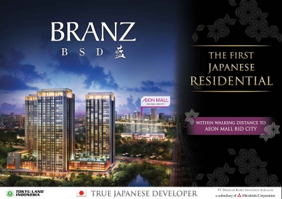 Branz BSD, Apartemen Berstandar Jepang untuk Hunian dan Investasi Cerdas