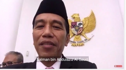 Jokowi dan Raja Salman "Ngevlog" Bareng
