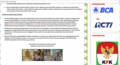 Website Penipuan Undian Berhadiah Mencatut Polda Metro Jaya