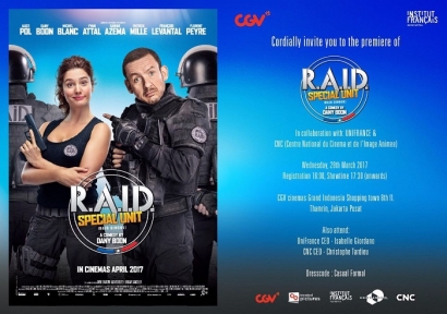 10 Komik'ers Terpilih Hadir di Gala Premier Film "RAID"