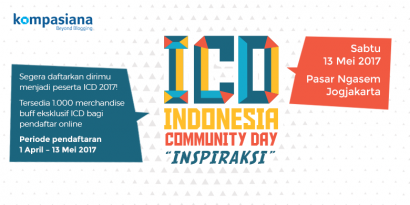 Segera Daftarkan Diri di Indonesia Community Day 2017, Yuk Saling Menginspirasi!