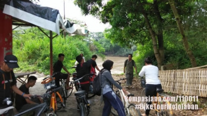 Bike Tour Menyeberangi Bengawan Solo, dari Kota Solo ke Sukoharjo