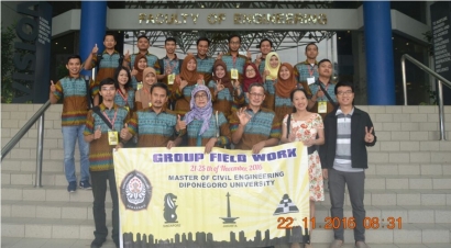 Kunjungan Group Field Work Magister Teknik Sipil Undip ke National University of Singapore