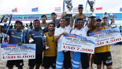 Voli Pantai Putra Bawa Indonesia Naik Podium Kejuaraan Asia