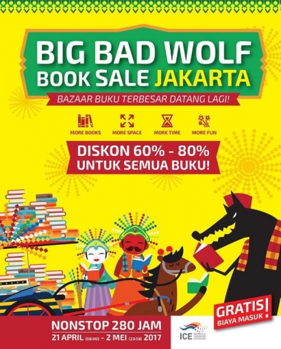 Beragam Hal Menarik "Big Bad Wolf Book Sale 2017"