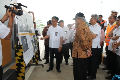 Menteri Basuki Isi Liburan dengan Memantau Jalur Mudik di Pantura