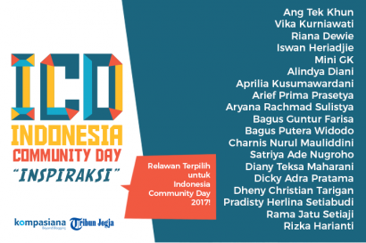 Ini Dia Relawan Terpilih untuk Indonesia Community Day 2017!