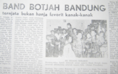 Bandung 1960 | Band Botjah, Idola Cilik Warga Kota