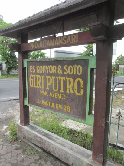 Lezatnya Soto Giriputro, Bantul