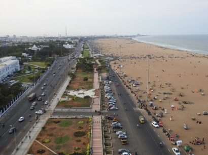 Menyusuri Marina Beach Chennai, Pantai Terpanjang di Dunia