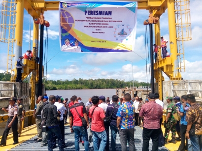 Semarak Peresmian Terminal Dermaga Penyeberangan Pomako di Papua