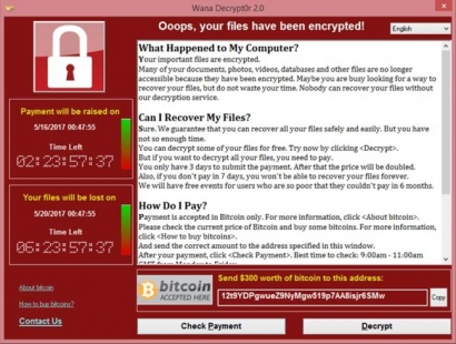 Ransomware Wannacrypt Ujian terhadap Undang-Undang Informasi dan Transaksi Elektronik