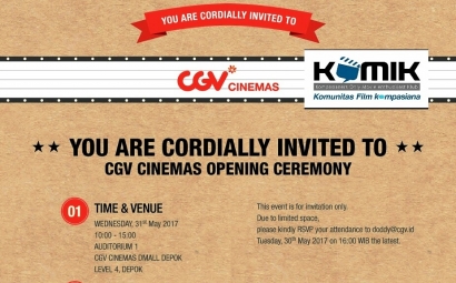 [KOMIK Event] Pembukaan CGV Cinemas Depok
