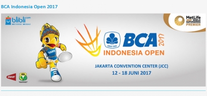 Kejutan di BCA Indonesia Open Tahun 2017