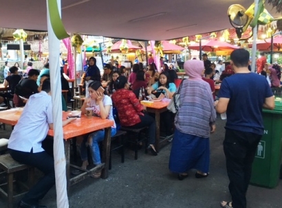 Festival Kuliner Ngabuburit La Piazza; Sudah Diperpanjang, Tetap Penuh