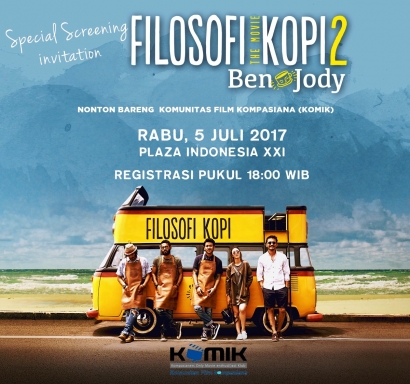 [UPDATE] KomiK Special Screening Filosofi Kopi 2 Ben & Jody