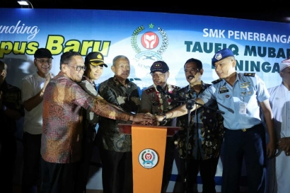 Kapolda Jawa Barat Resmiskan SMK Penerbangan di Kabupaten Kuningan