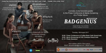 [UPDATE] Nobar & Jumpa Pers 'Bad Genius' di CGV Grand Indonesia