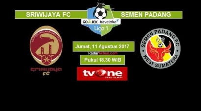 Derby Sumatera Pertemukan Sriwijaya FC Vs Semen Padang, Berakhir Imbang