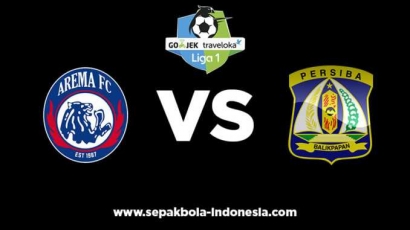 Arema FC Tekuk Persiba 3-0 Tanpa Balas di Malang