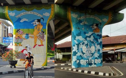 "Tumplak Tablek" Mural Jembatan Lempuyangan