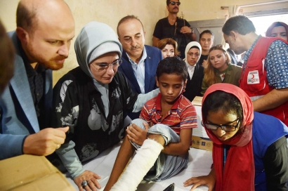 Arti Kunjungan First Lady Turki ke Pengungsi Rohingya di Bangladesh