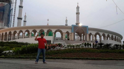 Megahnya Masjid Pasir Pangaraian Bukan Isapan Jempol