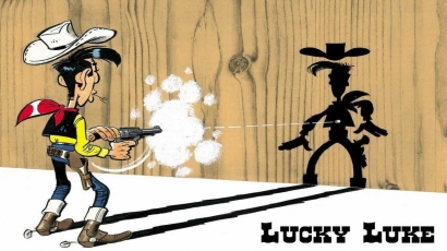 Ketika Lucky Luke Hanya Sedikit Lebih Cepat dari Jempol