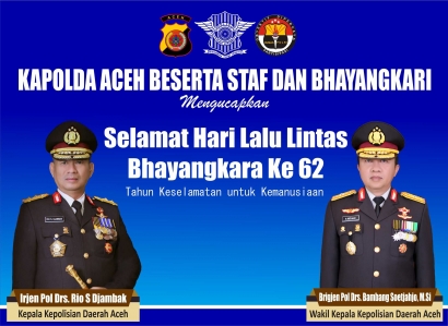Peringatan Puncak HUT Lantas Bhayangkara ke-62 di Mako Polda Aceh