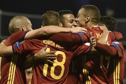 Hasil Kualifikasi Piala Dunia, Spanyol Pastikan Lolos ke Rusia 2018