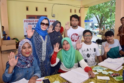 Hari Pertama Dibuka, 7 Ribu Relawan Serbu Posko Prof Andalan