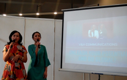 Vivit dan Vena bagi Kiat Pede Tampil Depan Publik di Kompasianival