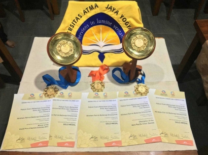 PSM UAJY Borong Medali Emas di Kompetisi Internasional