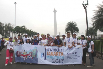 Mandiri Jakarta Marathon 2017, Sukses!