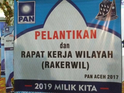 Rakerwil PAN Aceh; Pemilu 2019 Kursi Harus Bertambah