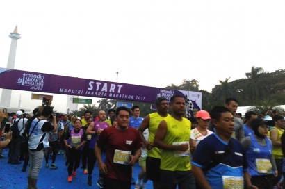 Euforia Semangat Ajang Mandiri Jakarta Marathon 2017