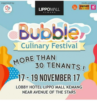 Festival kuliner Bubble Siap Digelar