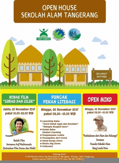 Open House, Open Mind, Sekolah Alam Tangerang